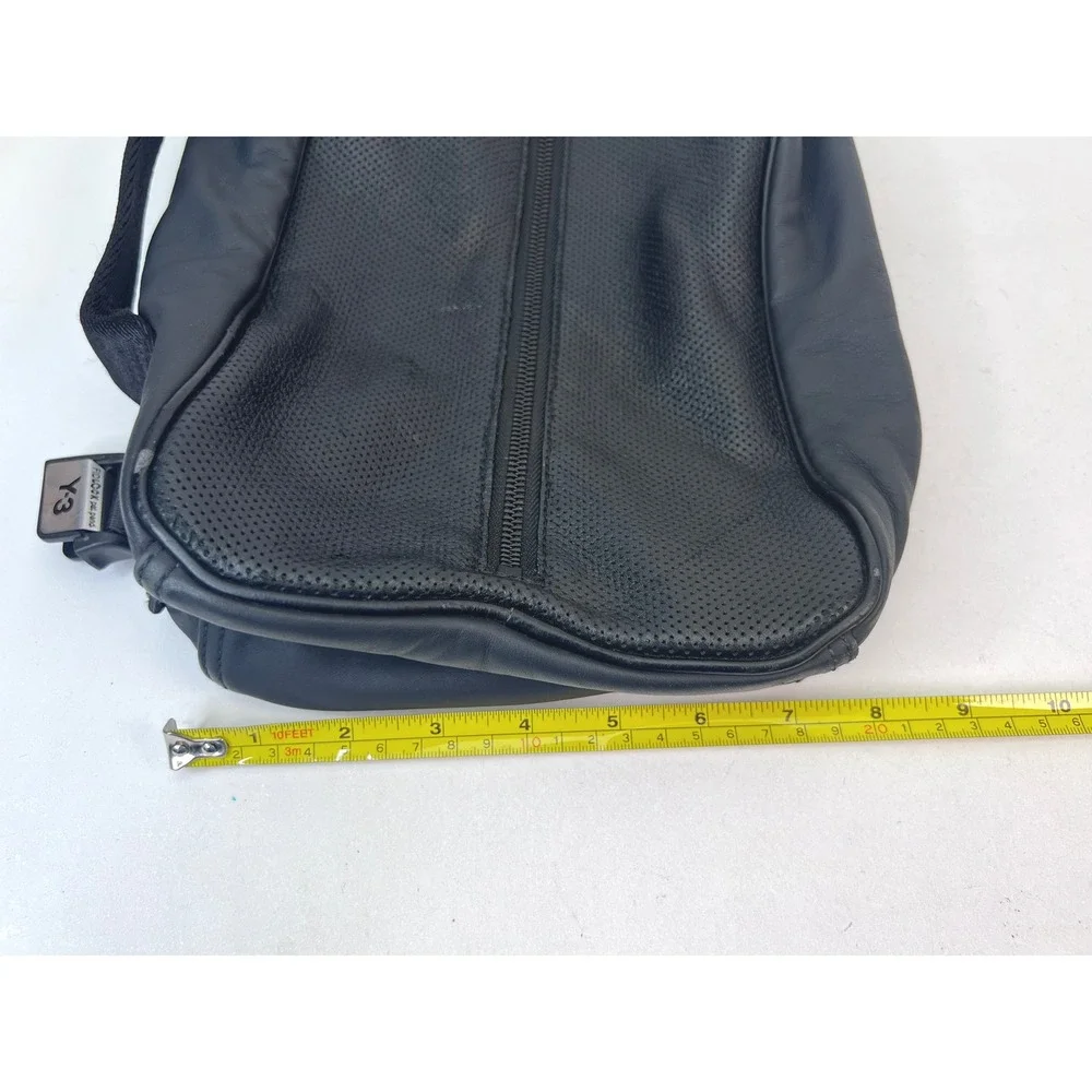 Yohji Yamamoto Y-3 Black‎ Leather Satchel Bicycle Bag